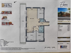 t4 à la vente -   59280  ARMENTIERES, surface 82 m2 vente t4 - UBI456107465
